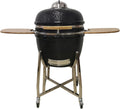 24 Kamado Ceramic Grill with Stainless Steel Cart P767