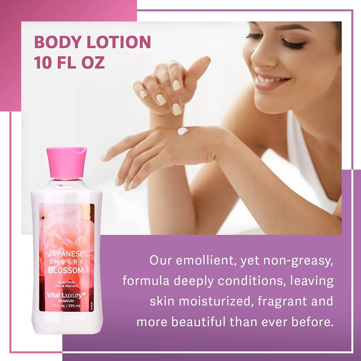 Japanese Cherry Blossom 3 Piece Set Shower Gel, Mist, and Lotion R86436
