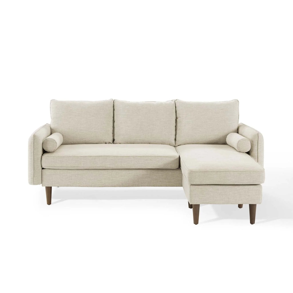 Beige Upholstered Sectional Sofa V157512