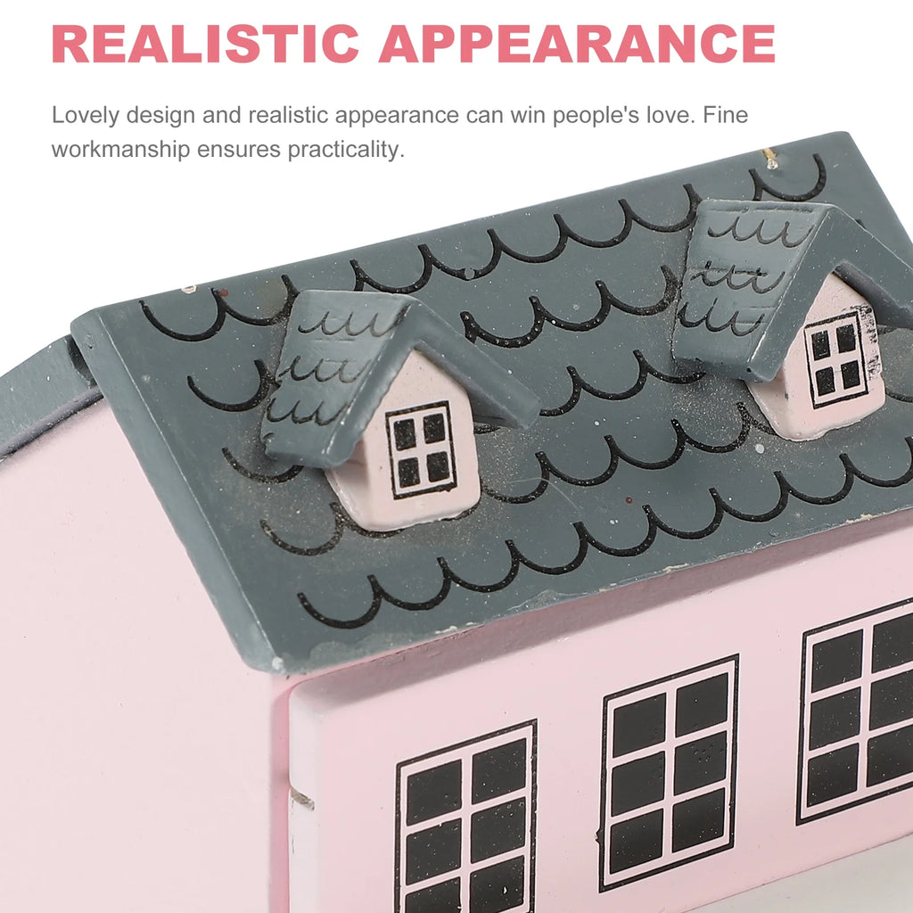 Miniature Wooden Doll House Villa H8558