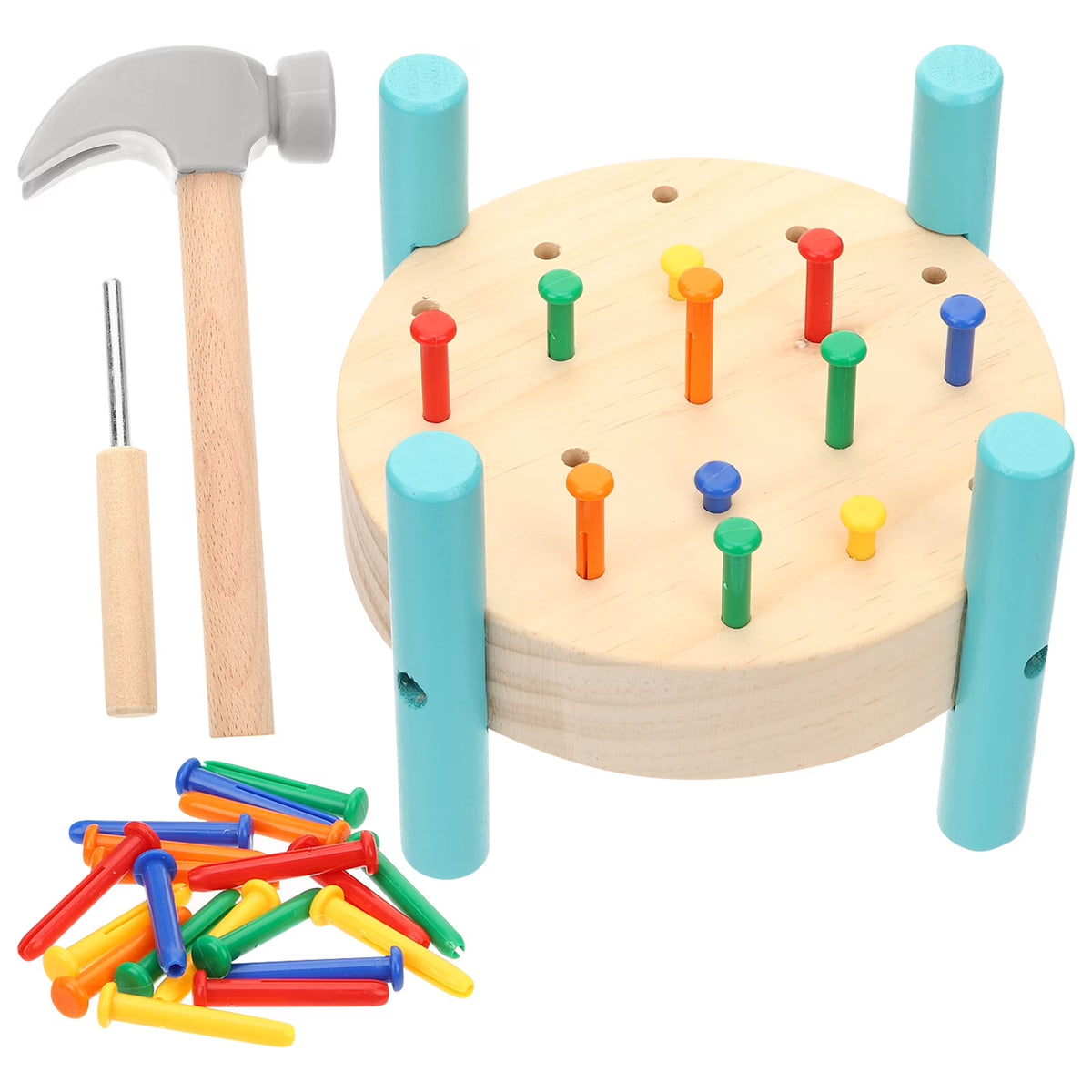 Wooden Hammer Workbench Toy V4837