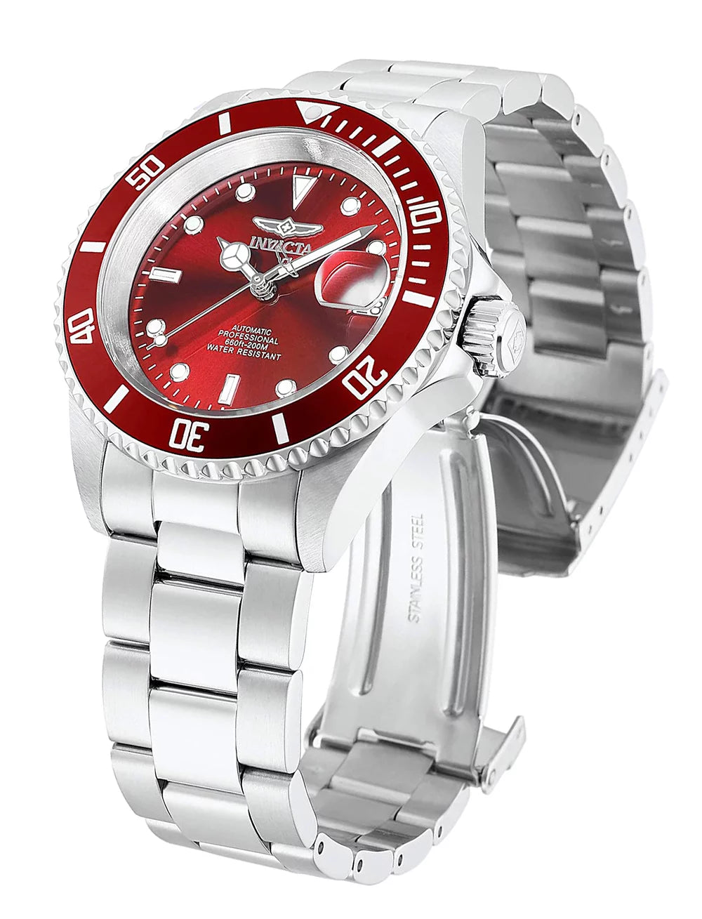 Automatic Red Dial Men's Watch E64276