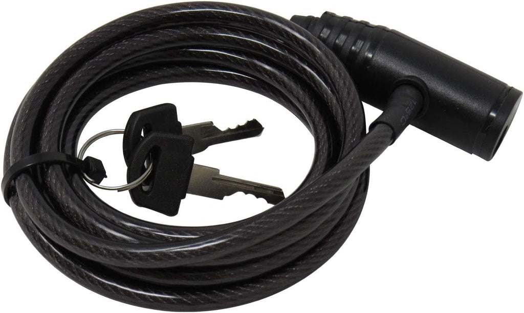 Security Cable Lock with 2 Keys, Braided Steel, 6 Feet Z5205