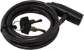 Security Cable Lock with 2 Keys, Braided Steel, 6 Feet Z5205