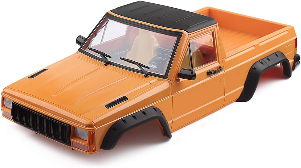 Unpainted 313mm Wheelbase Cherokee Pickup Truck Car Shell Kit for 1/10 RC Crawler L26266