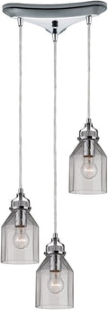 3 Light Chandelier, Polished Chrome Z9493