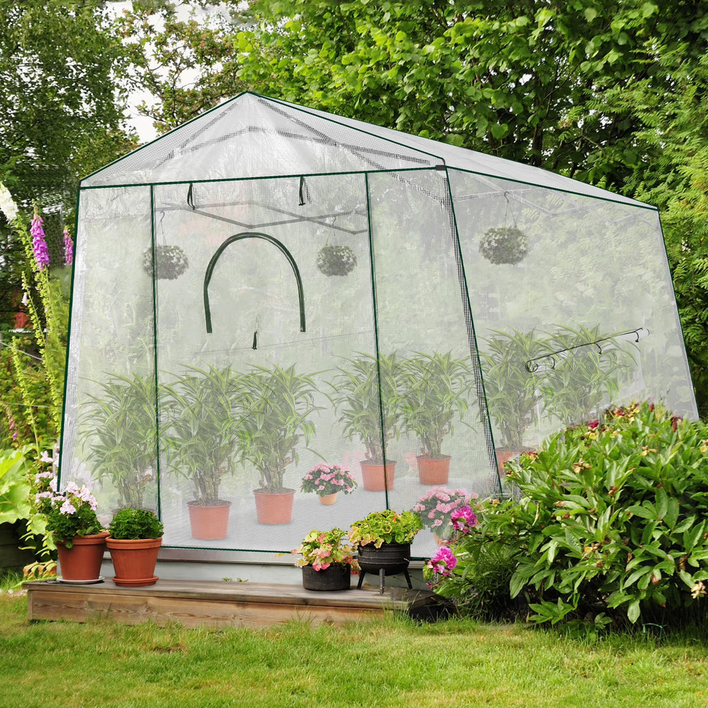White Pop-up PVC Greenhouse B724313