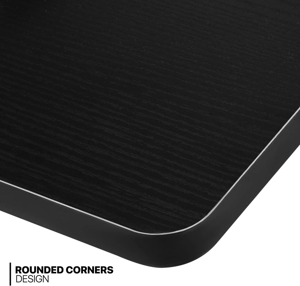Black 3 Tier Z-Shape Computer Desk P779