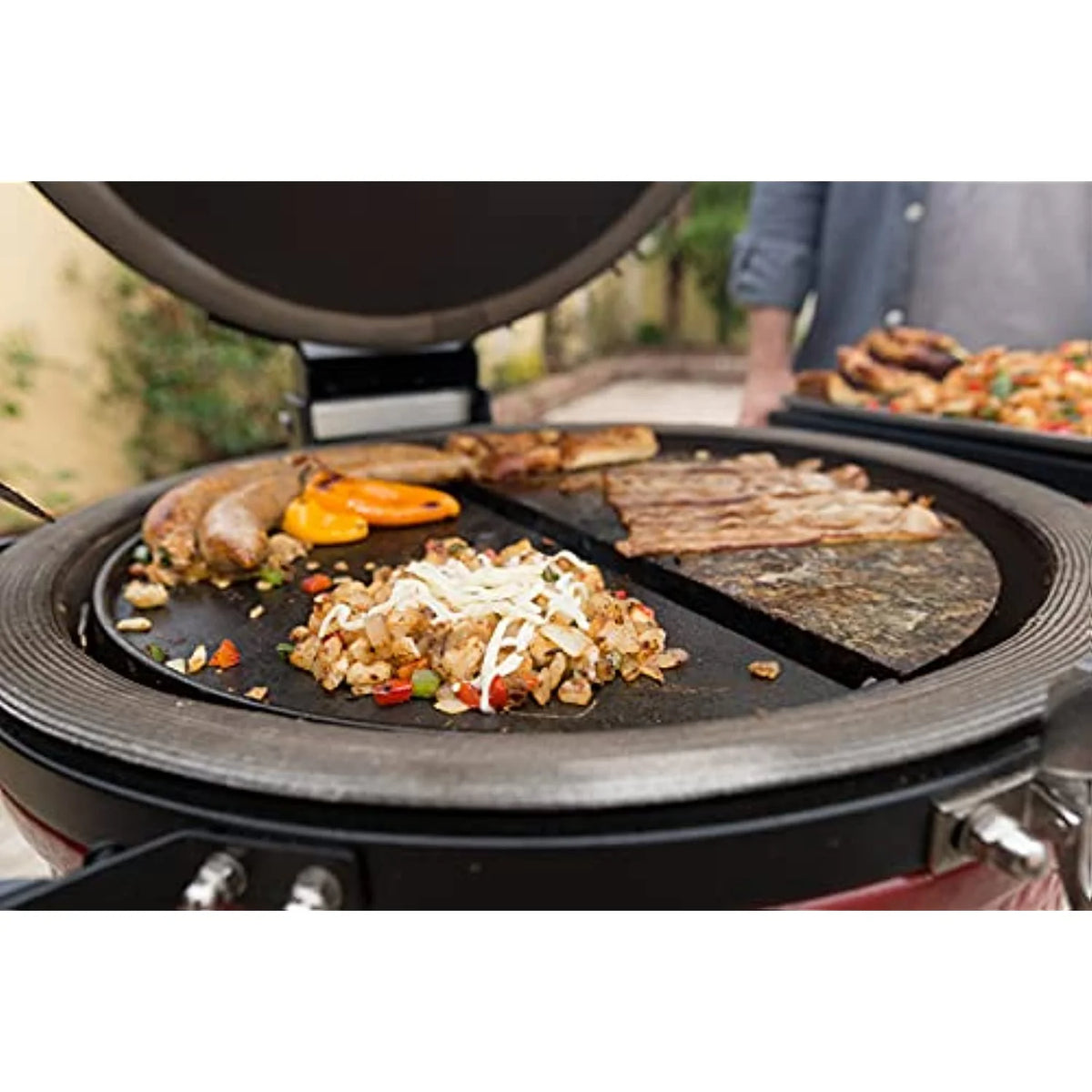 Half Moon Cast Iron Reversible Griddle R884506