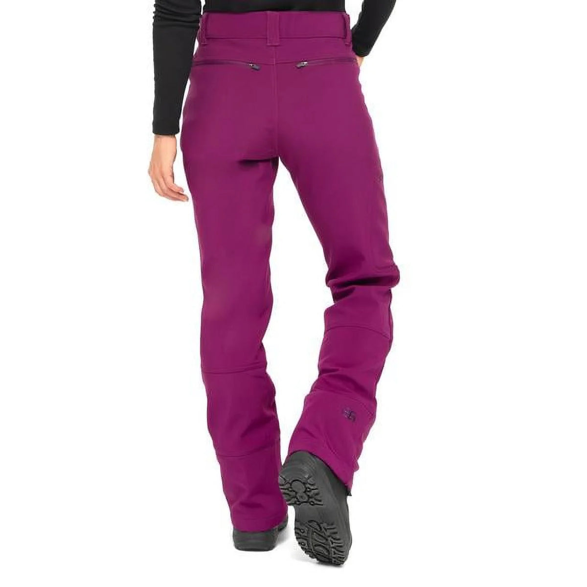 Plum Fleece lined Softshell Ski Snow Pant N4299