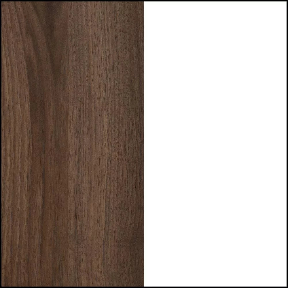 Natural Walnut and White 5-Drawer Dresser R703024