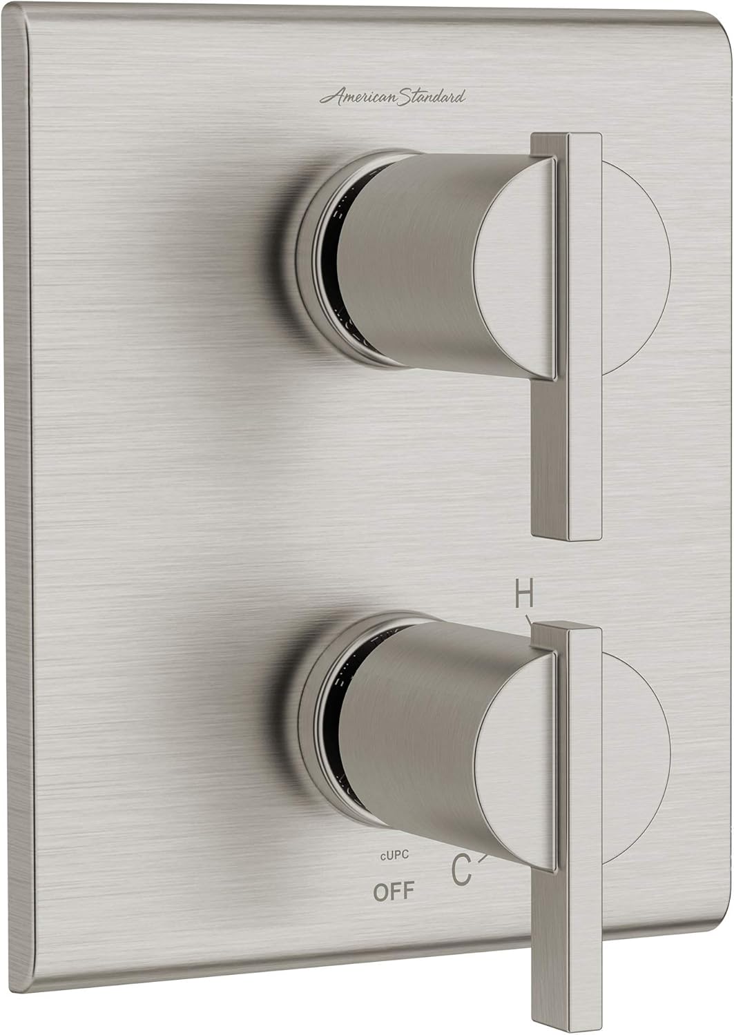Brushed Nickel 2-Handle Shower Diverter Trim Y746