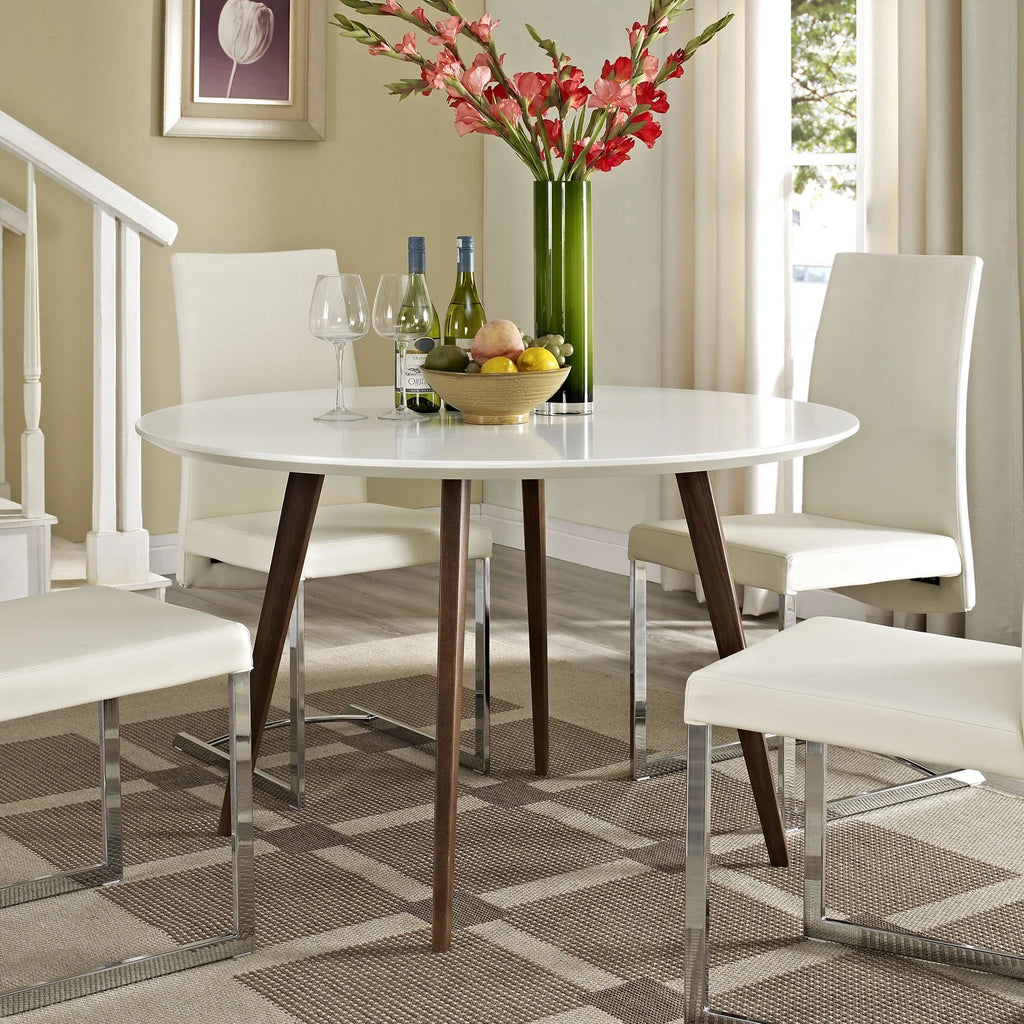 White Wood Dining Table F408470
