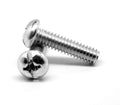 #6-32 x 5/16 Coarse Thread Machine Screw Combo Pan Head Low Carbon Steel Zinc Plated G689095