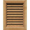Unfinished Functional Rough Vertical Gable Vent S3741