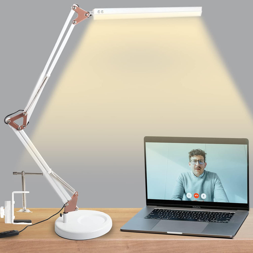 LED Desk Lamp with Clamp and Round Base E20802