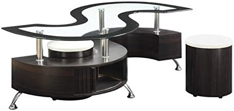 Coffee Table Set in Cappuccino F195