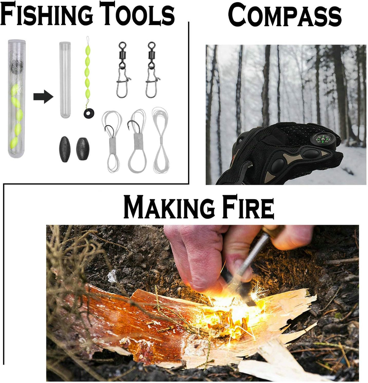 Folding Shovel Camping Axe Multitool with Carrying Bag N817023