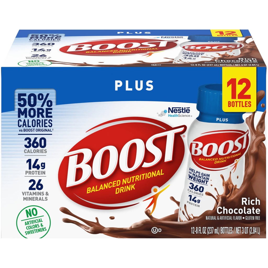 Rich Chocolate Nutritional Drink, 14g Protein, 12-8 fl oz Bottles V722069