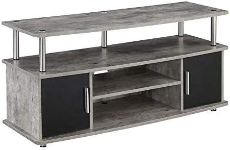 47 TV Stand Entertainment Console with 2 Storage Cabinets U492