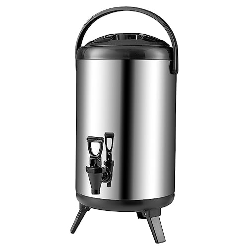 Stainless Steel Insulated Beverage Dispenser 2.64 Gallon 8 Liter A791737