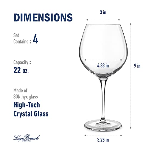 20 Ounce Bordeaux Wine Glasses, Set Of 4 N63127