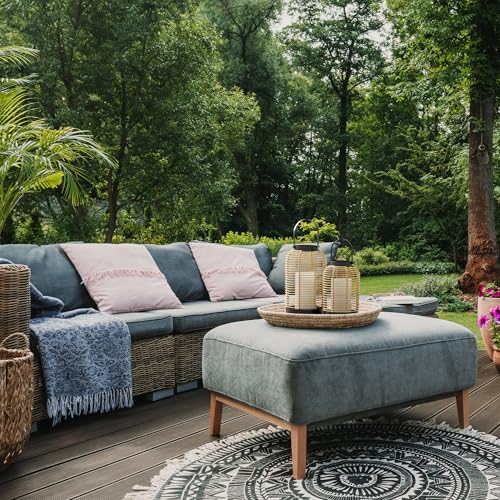 Natural Rattan Boho Lanterns J120591