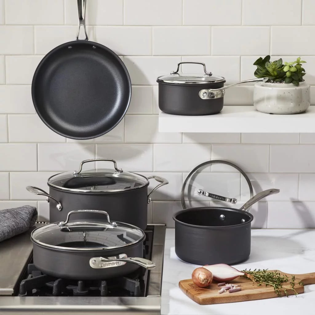 9 Piece Hard Anodized Cookware Set W52000