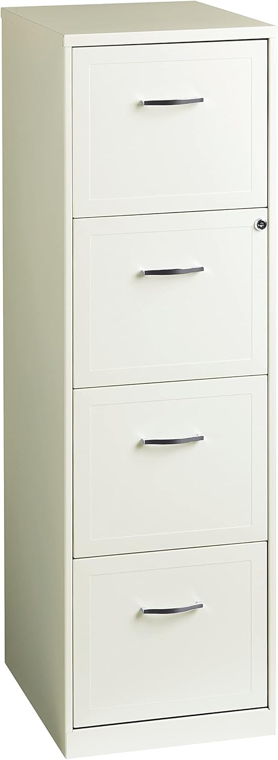 4 Drawer Metal File Cabinet, Black C41650