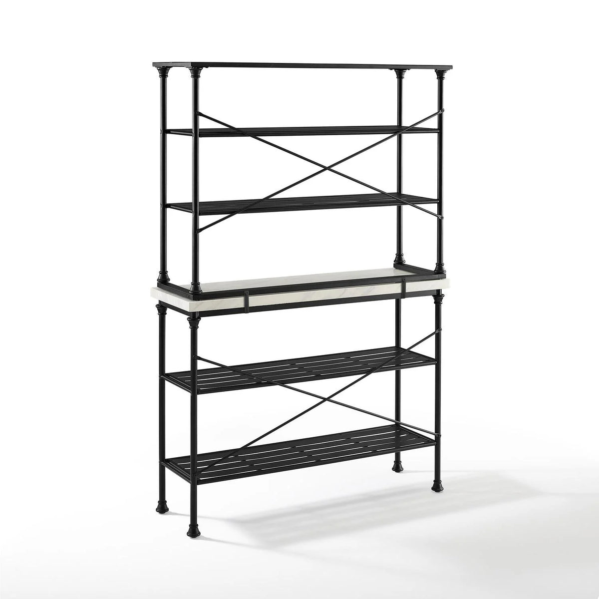 Matte Black Baker's Rack F799