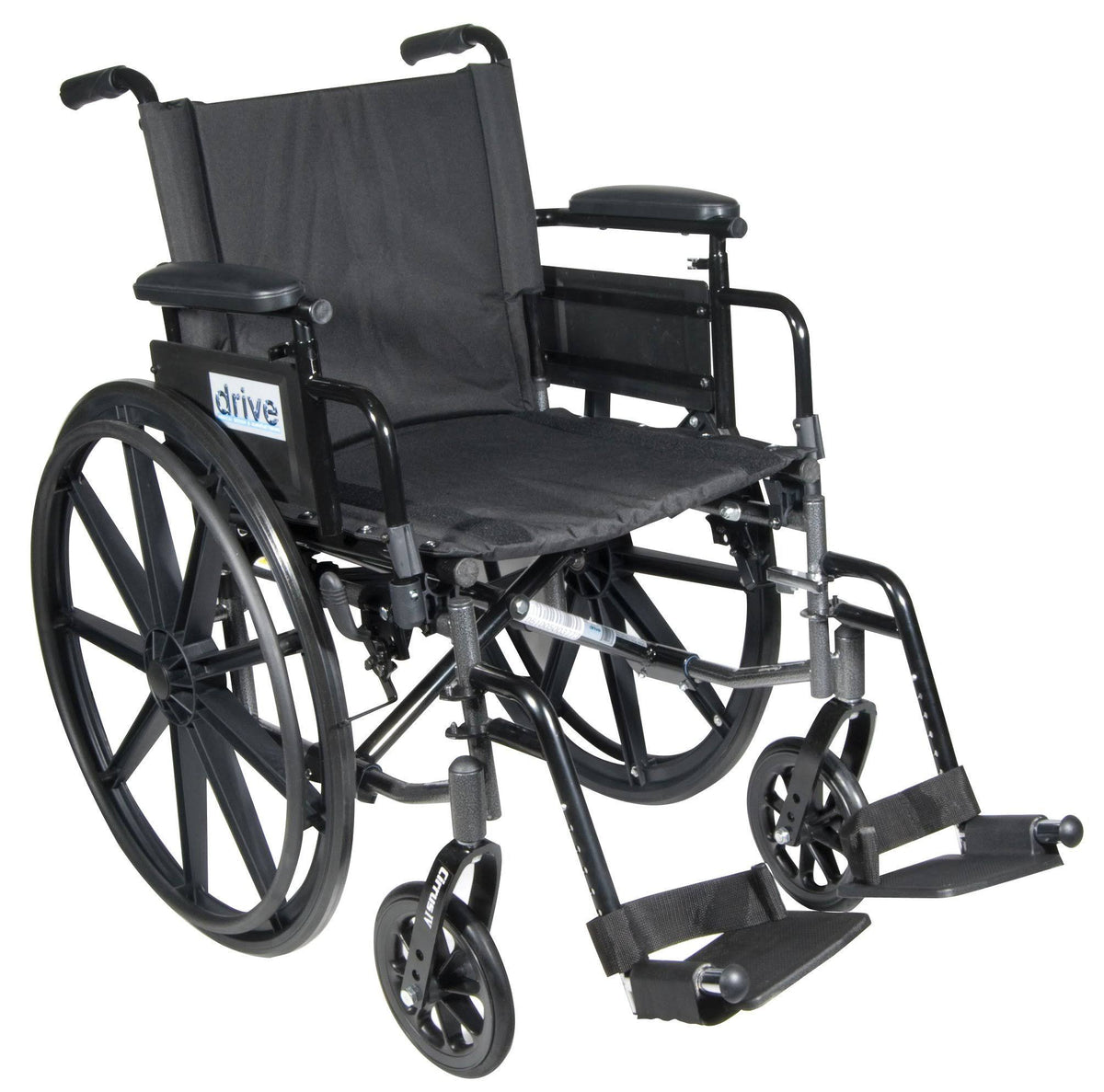 Lightweight Dual Axle Wheelchair with Adjustable Arms J59974