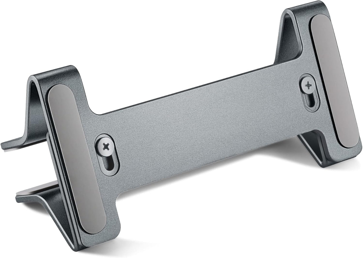 Vertical Laptop Stand Dock Holder, Adjustable Width, Aluminum Alloy, Pack of 2 O49265