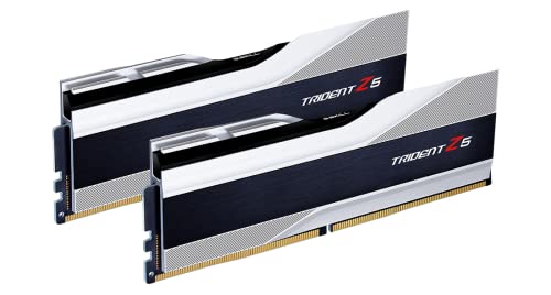 DDR5 RAM 32GB (2x16GB) 6000MT/s CL36-36-36-96 Desktop Computer Memory Metallic Silver S750