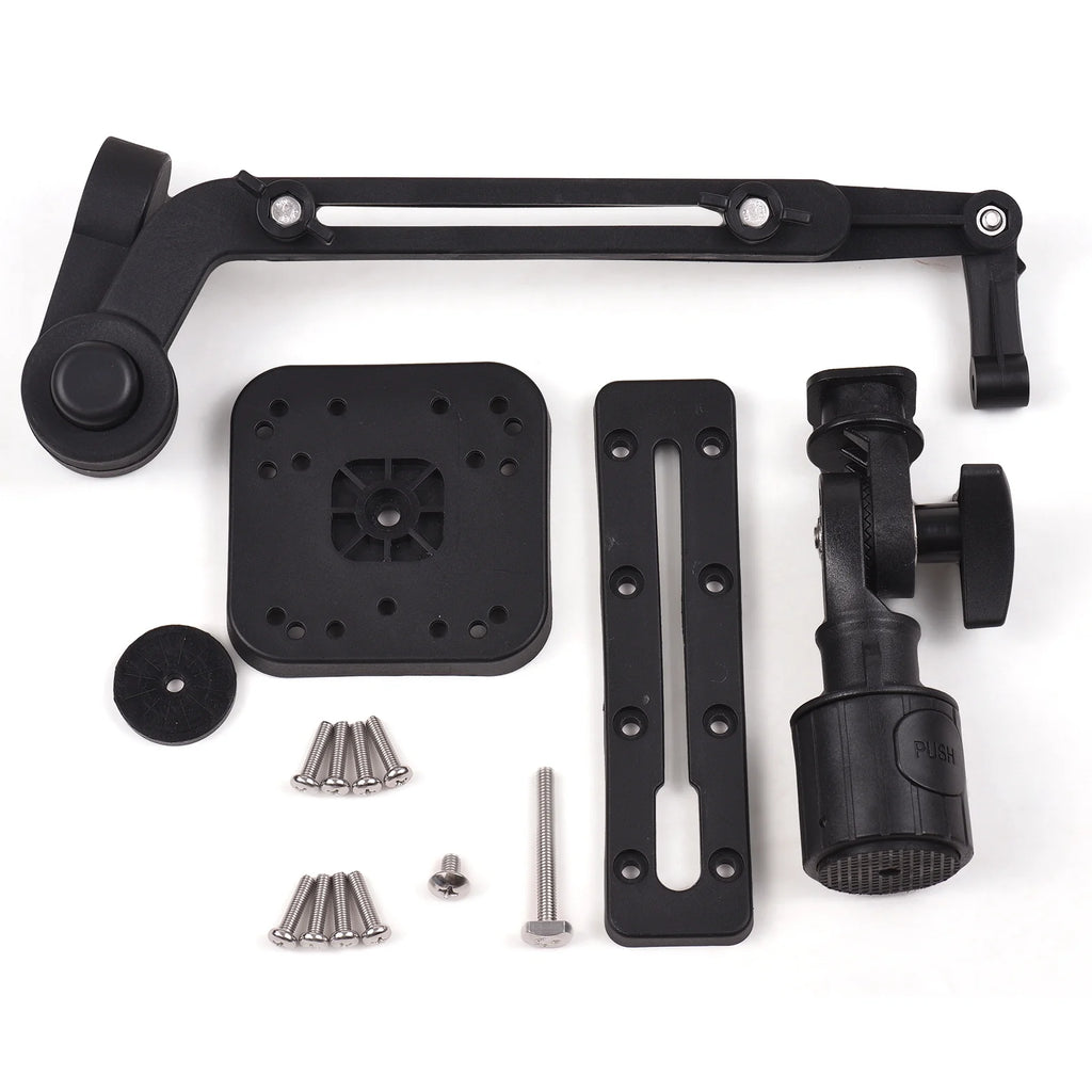 Kayak Fish Finder Mounting Plate Boat Transducer Mounting Arm Mount Base Adapter V8219