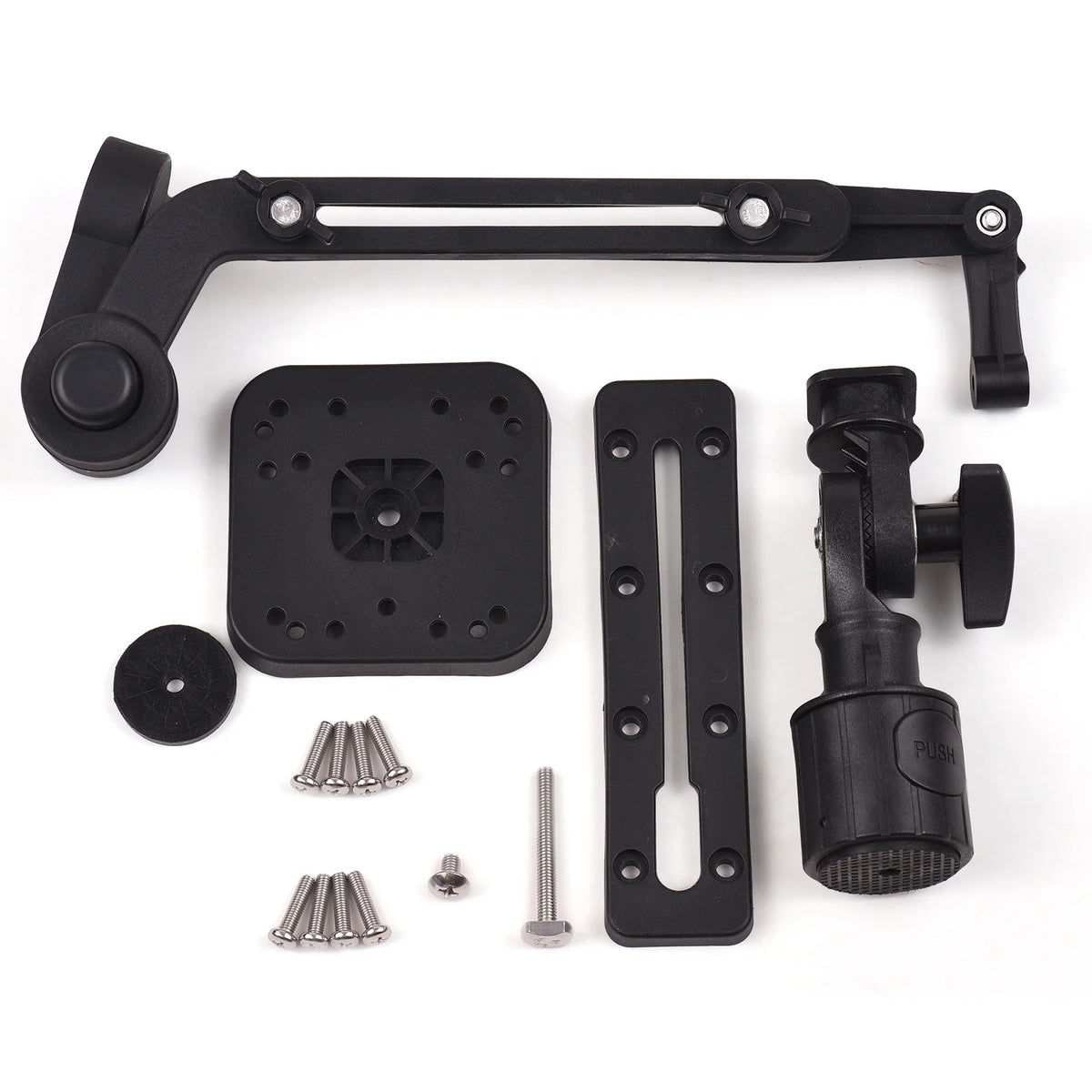 Kayak Fish Finder Mounting Plate Boat Transducer Mounting Arm Mount Base Adapter V8219