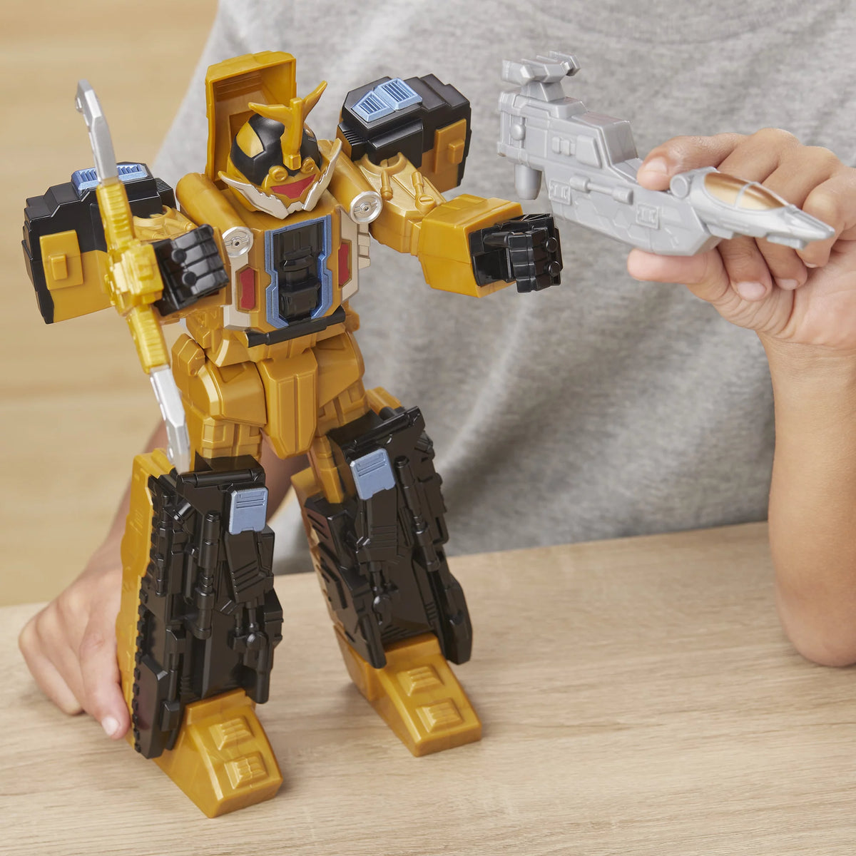 12" Power Rangers Wrecker Zord Kids Toy Action Figure Y25530