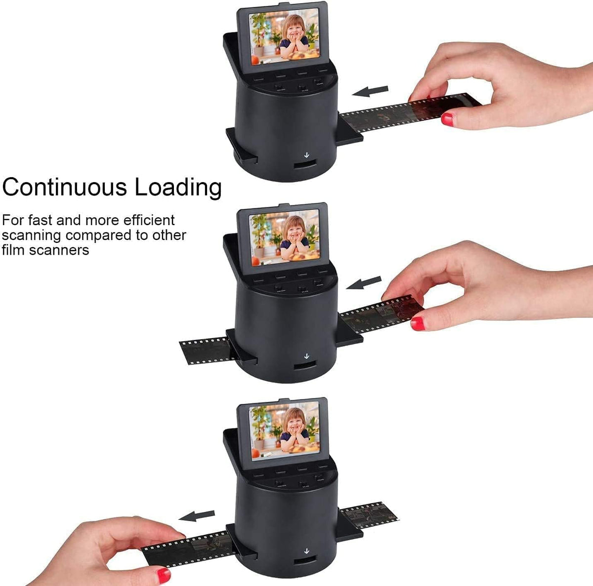 22MP Film & Slide Scanner with 3.5 LCD J601019