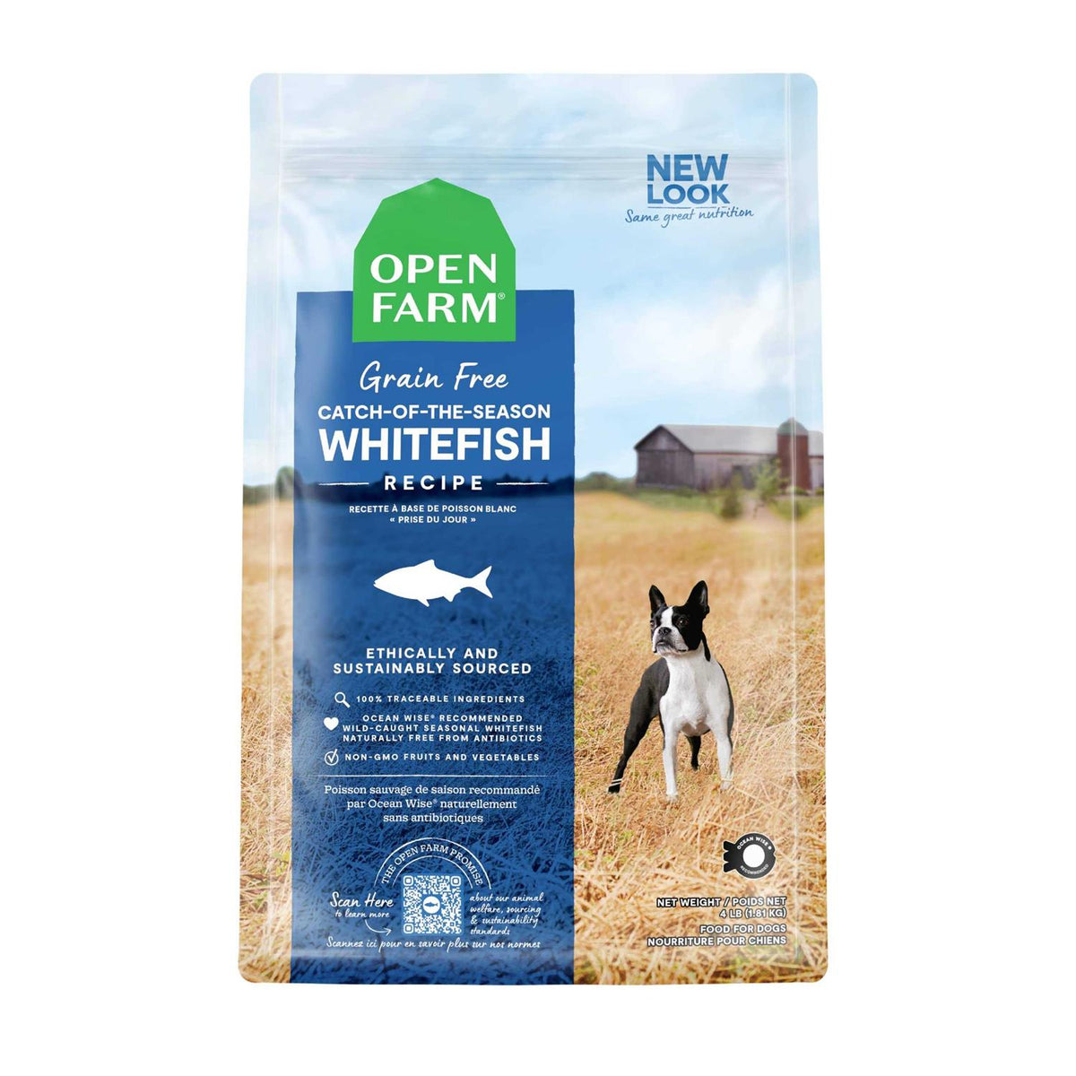 Whitefish Grain Free Dry Dog Food Q4124