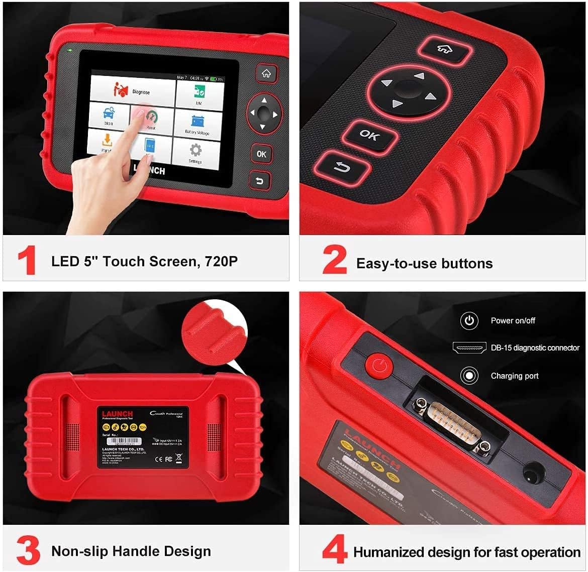 OBD2 Scanner Car Scanner with Oil EPB SAS TPMS Throttle Body Reset Q264