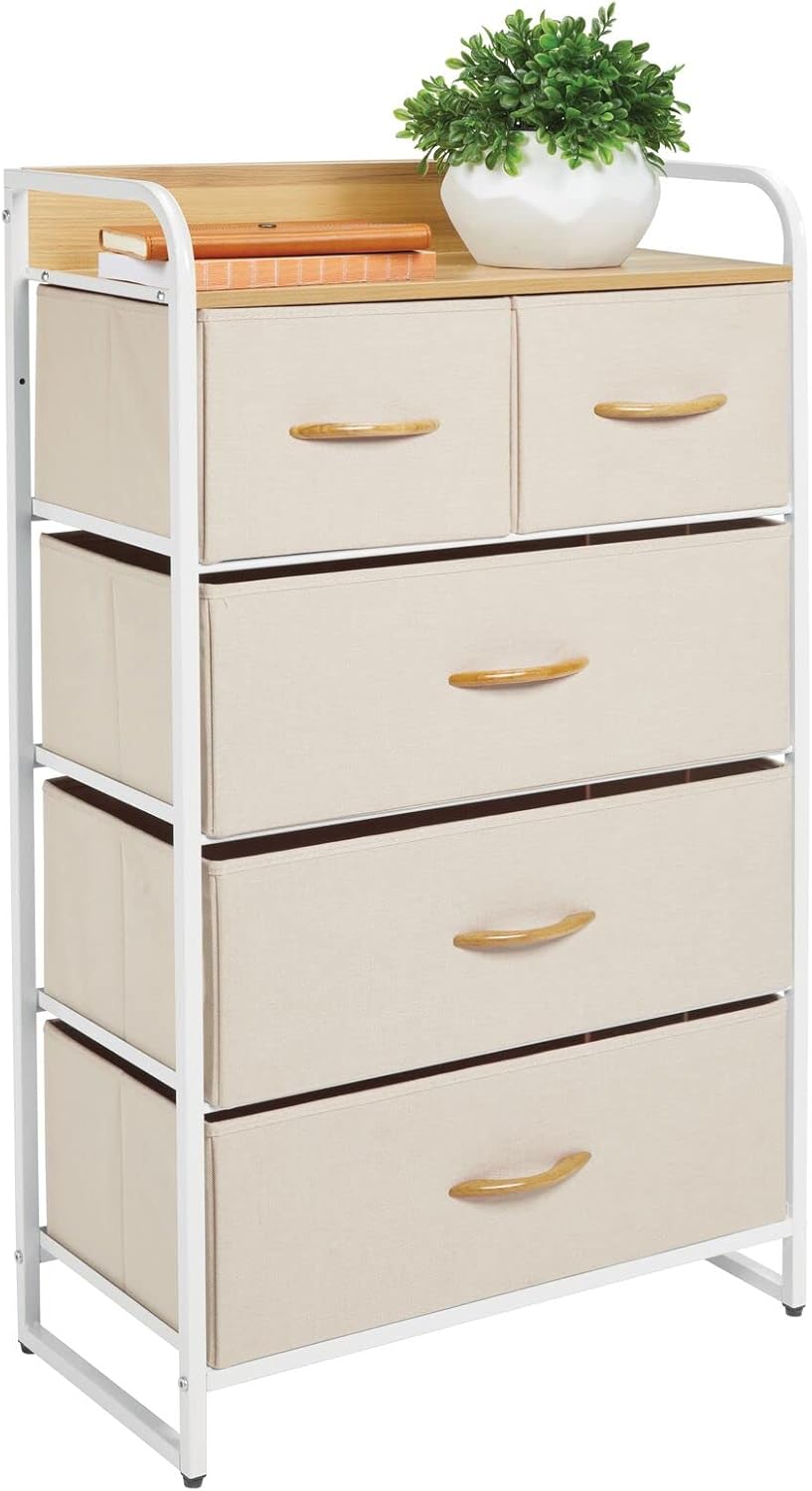 Tall 5 Removable Drawers Dresser Storage Chest L308
