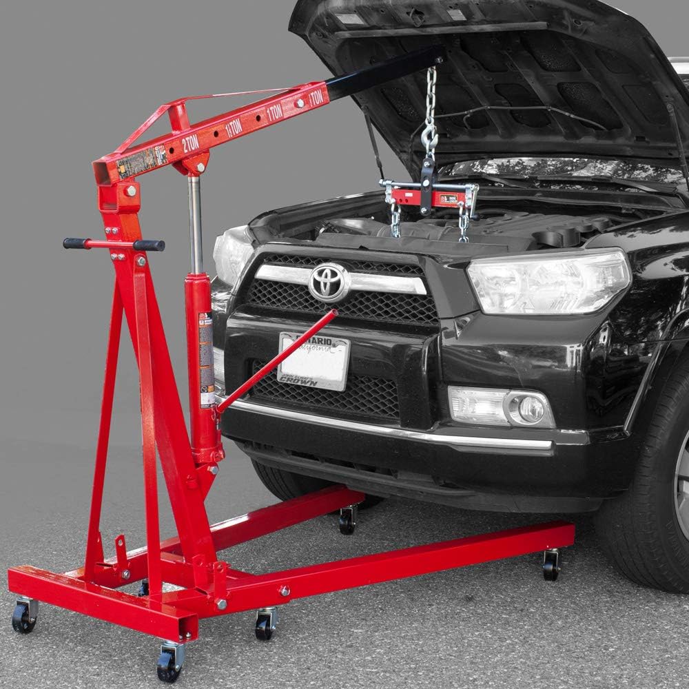 Steel 3 Position Engine Leveler with Adjustable Handle, 3/4 Ton (1,500 lb) Capacity, Pack of 2 A21228