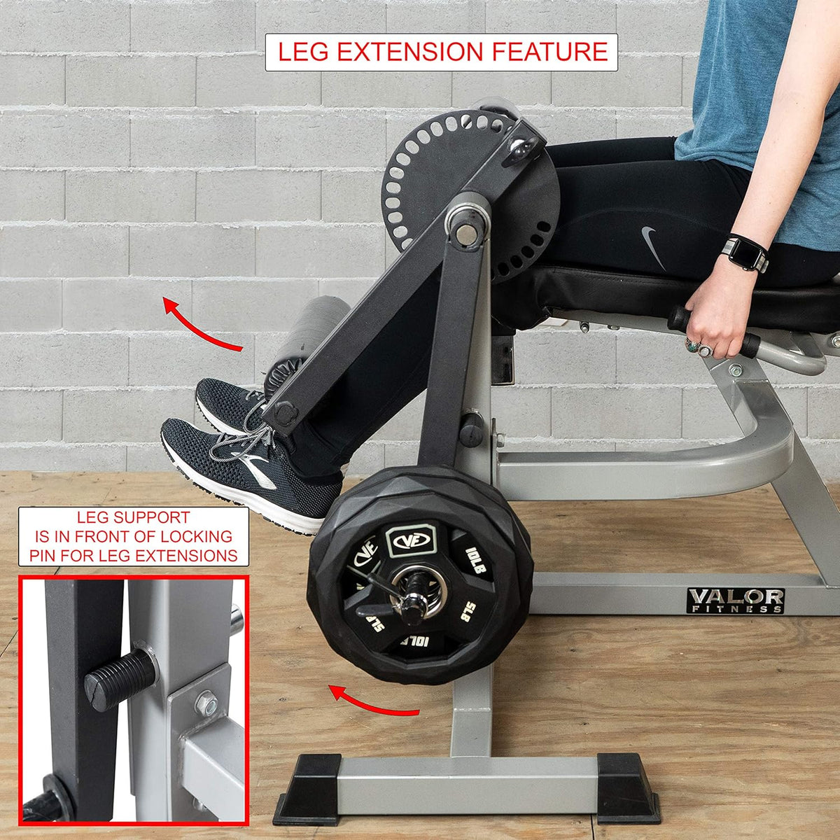 Adjustable Leg Curl Extension Machine V774624