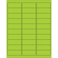 Fluorescent Green Rectangle Laser Labels 3000/Case N9085