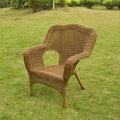 Resin Wicker Patio Chair Set of 2 L520