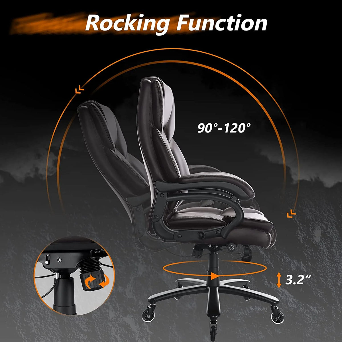 Heavy Duty High Back Office Chair with Tilt Lock Z4161