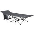 Gray Folding Camping Cot V8907
