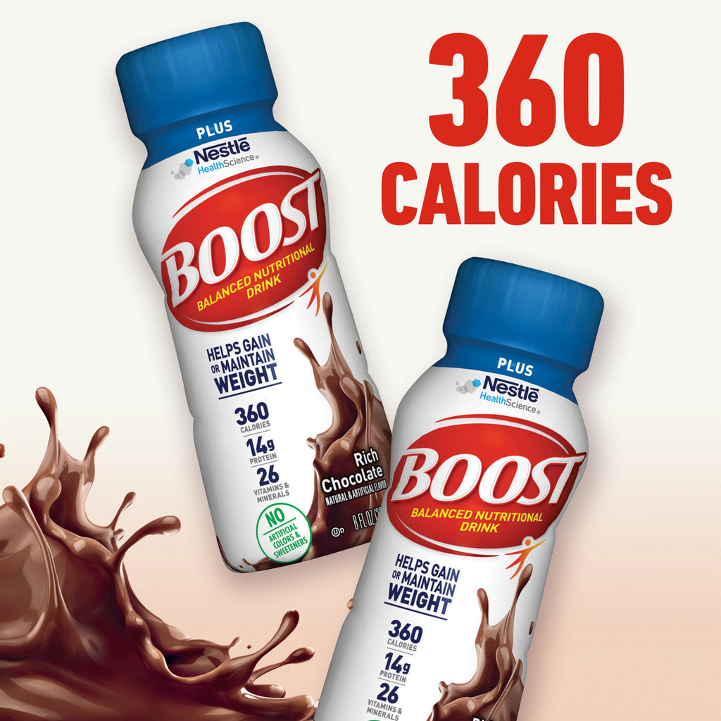 Rich Chocolate Nutritional Drink, 14g Protein, 12-8 fl oz Bottles V722069