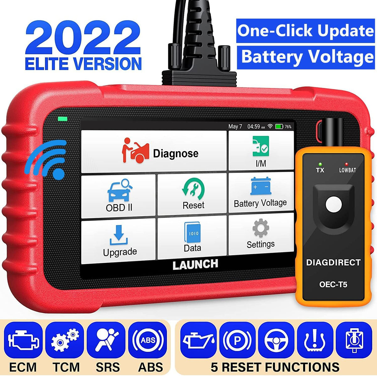 OBD2 Scanner Car Scanner with Oil EPB SAS TPMS Throttle Body Reset Q264