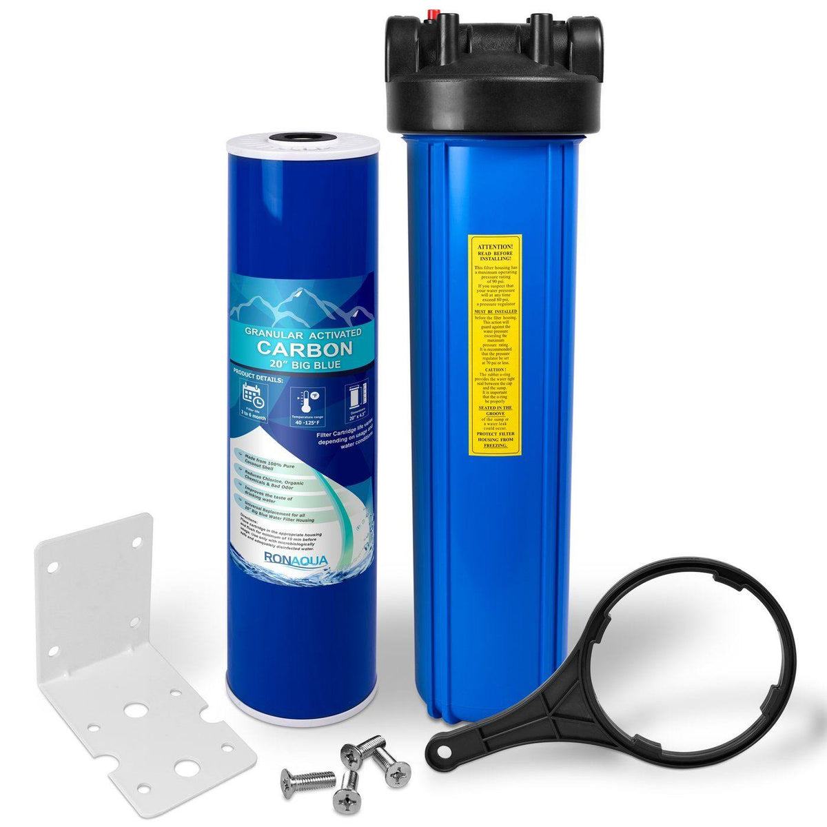 20 inch Whole House Water Filter with GAC Cartridge E9021