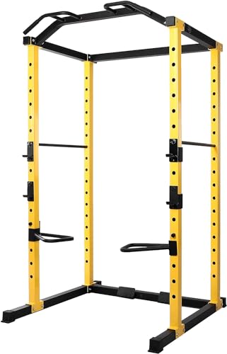 2.35" x 2.35" Power Cage Squat Rack with Attachments and Accessories O340